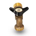 Everflow MIP/FIP Inletx3/4" MHT Outlet Sillcock Hose Bibb with Quarter Turn Handle, Cast Brass 3/4" 46341-NL